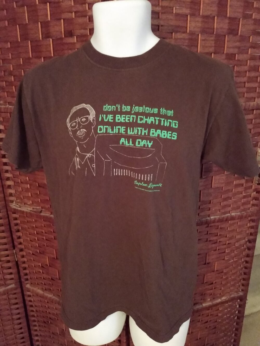 Vintage 2005 Napoleon Dynamite T Shirt Promo Been Chatting Online With Babes S/M